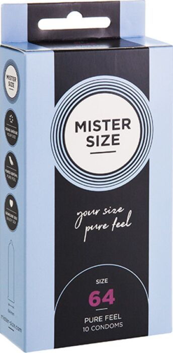 Mister size 64 (10 pack)- preservativo natural Mister size 64 (10 pack)- preservativo natural