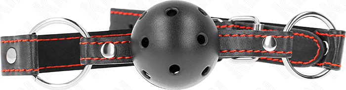 Ball Gag KINK Model 1 Hollow Black 4.5cm Ball Gag KINK Model 1 Hollow Black 4.5cm