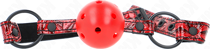 Ball Gag KINK Diamond Pattern 4.5cm Adjustable Ball Gag KINK Diamond Pattern 4.5cm Adjustable