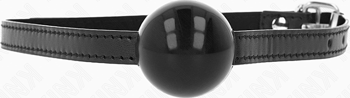 Ball Gag KINK 4cm Black - Ultimate Control Ball Gag KINK 4cm Black - Ultimate Control