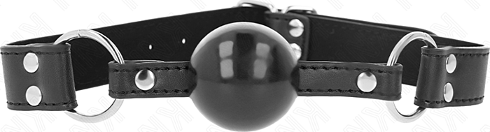 Ball Gag KINK 4cm Adjustable Faux Leather Strap Ball Gag KINK 4cm Adjustable Faux Leather Strap