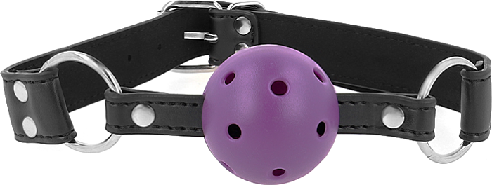 Ball Gag KINK Purple 4cm Breathable Adjustable Ball Gag KINK Purple 4cm Breathable Adjustable