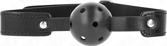 Ball Gag KINK 4.5cm Breathable Black Ball Gag KINK 4.5cm Breathable Black