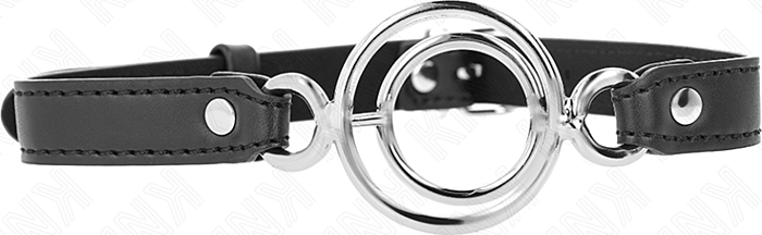 KINK Gag 5cm Black - Multiple Jointed Design KINK Gag 5cm Black - Multiple Jointed Design