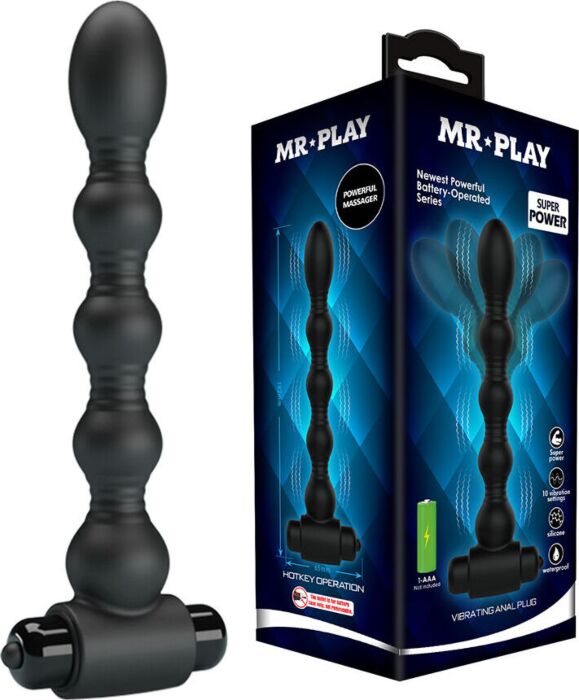 Anal Plug MR PLAY Massage with Vibration Anal Plug MR PLAY Massage with Vibration