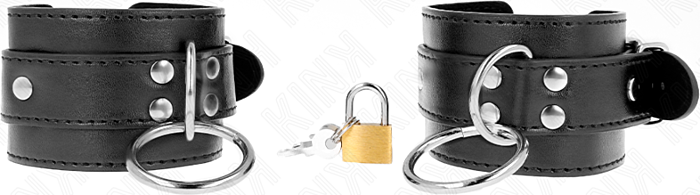 KINK Wrist Restraint Adjustable Locking Cuffs KINK Wrist Restraint Adjustable Locking Cuffs