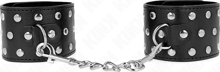BDSM Wrist Restraints KINK Adjustable Metal Style BDSM Wrist Restraints KINK Adjustable Metal Style