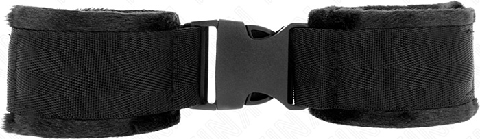 BDSM Restraints KINK Adjustable Black Wrist Cuffs