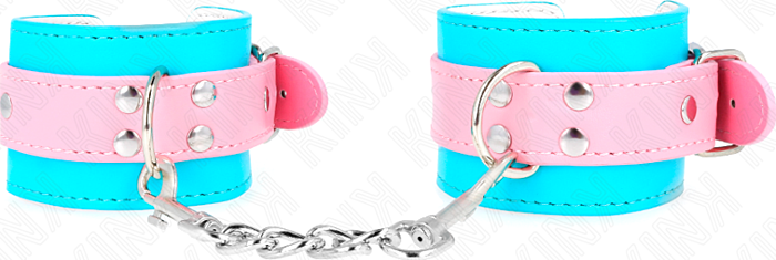 BDSM Restraints KINK Adjustable Pink Wrist Cuffs BDSM Restraints KINK Adjustable Pink Wrist Cuffs