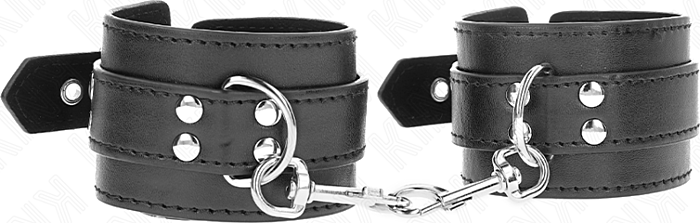 KINK Wrist Restraint Black Spiked Cuffs