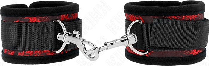 BDSM Wrist Restraints KINK Red-Black Design