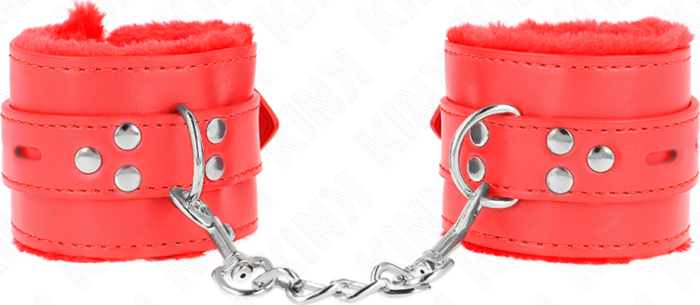 KINK Wrist Restraint Red Square Holes Adjustable