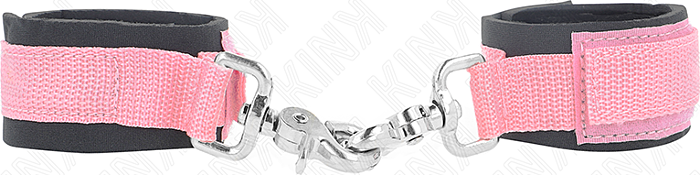 BDSM Wrist Restraints KINK Pink Adjustable Comfort