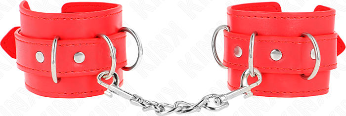 KINK Wrist Restraint Adjustable Red 3 Ring KINK Wrist Restraint Adjustable Red 3 Ring