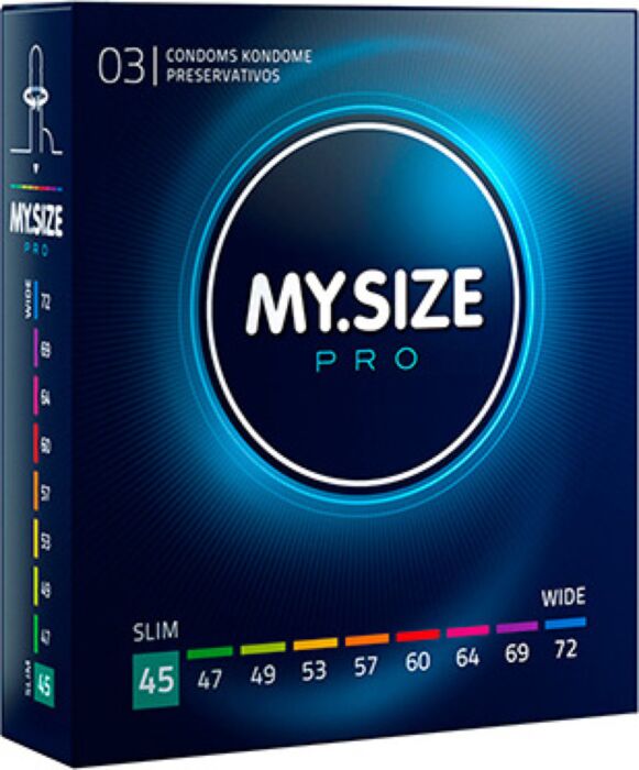 My Size Pro Condoms 45 mm 3 units