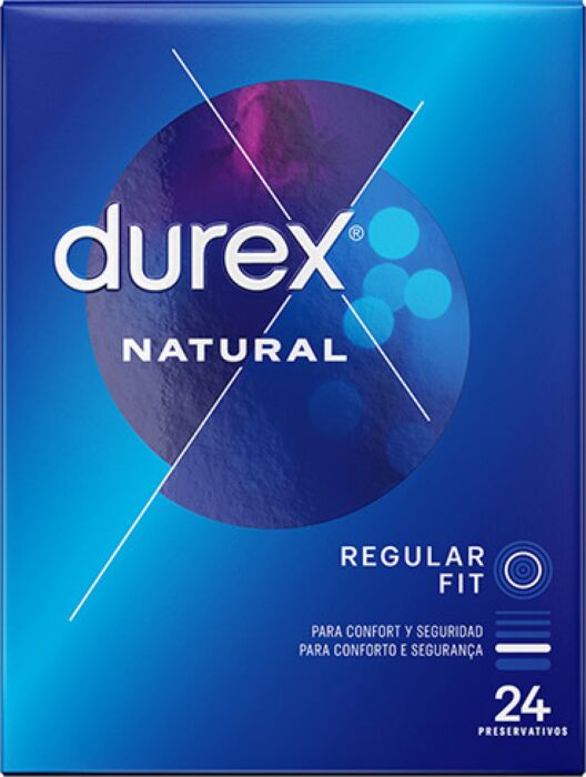 Durex Natural Condoms, 24 Units