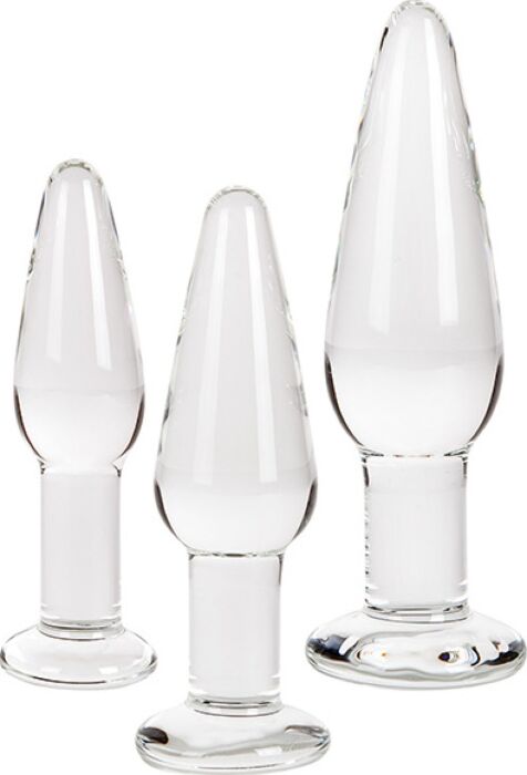 Glass Anal Plugs Pack — S Pleasures APOLLO Glass Anal Plugs Pack — S Pleasures APOLLO