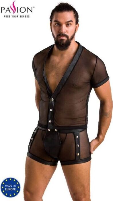 Passion Men Michael Set Black S/M - Sensual Elegance