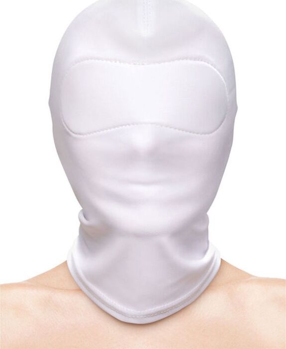Hood NS Novelties Full Face White Nylon Mask