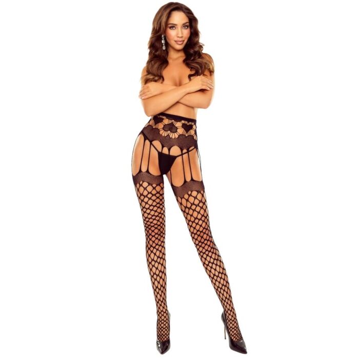 PASSION - S031 BLACK FISHNET TIGHTS ONE SIZE PASSION - S031 BLACK FISHNET TIGHTS ONE SIZE