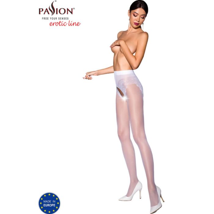 PASSION - TIOPEN 006 WHITE TIGHTS 1/2 30 DEN PASSION - TIOPEN 006 WHITE TIGHTS 1/2 30 DEN