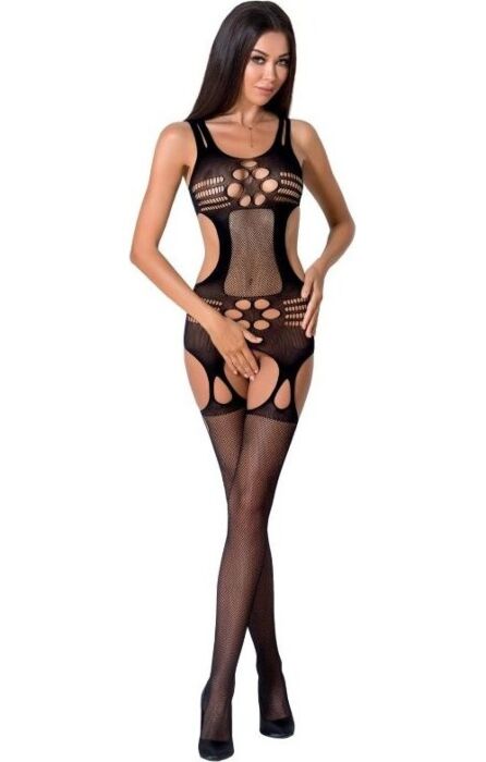 Passion woman bs066 bodystocking black one size
