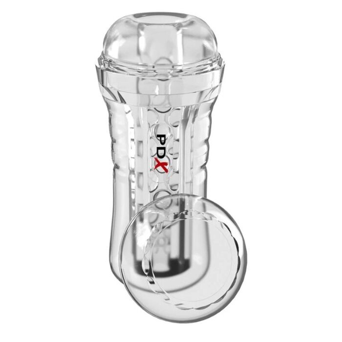 PDX ELITE - VIEWTUBE PLUS SEE-THRU EZ-GRIP TRANSPARENT STROKER 21 CM PDX ELITE - VIEWTUBE PLUS SEE-THRU EZ-GRIP TRANSPARENT STROKER 21 CM
