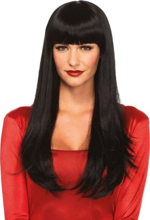 Long Straight Wig with Bangs — LEG AVENUE Long Straight Wig with Bangs — LEG AVENUE