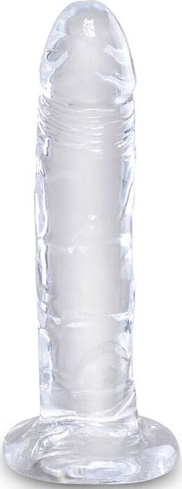 KING COCK Clear Realistic Dildo 15.5 cm
