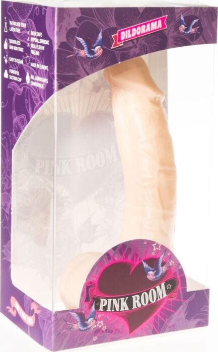 Realistic Dildo PINK ROOM Connor 16cm with Suction Base