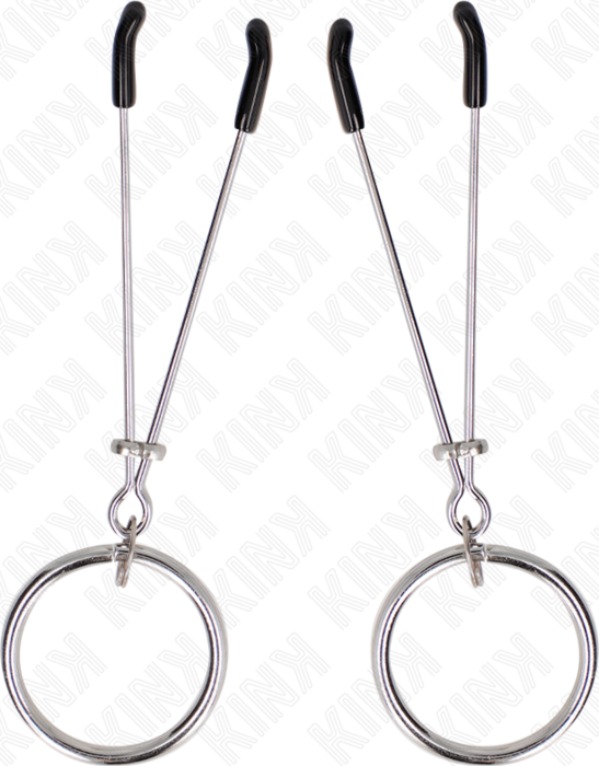 Nipple Clamps KINK Nipple Grip Silver 7cm Nipple Clamps KINK Nipple Grip Silver 7cm