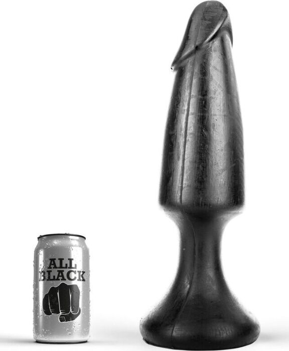 ALL BLACK 35cm Anal Plug with Realistic Shape ALL BLACK 35cm Anal Plug with Realistic Shape
