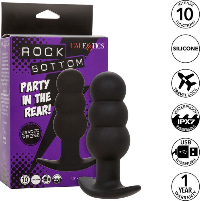 Anal Plug CalExotics Rock Bottom 10 Vibrations