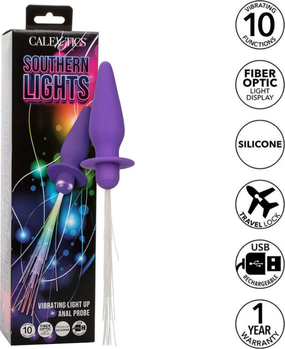 Anal Plug CalExotics Southern Lights Vibrating Anal Plug CalExotics Southern Lights Vibrating