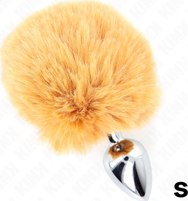 BDSM Plug KINK 7cm Rabbit Tail Beige