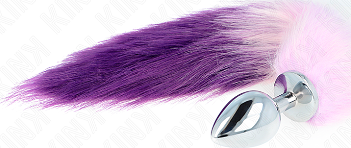 Anal Plug KINK L With Synthetic Tail - 10x4cm