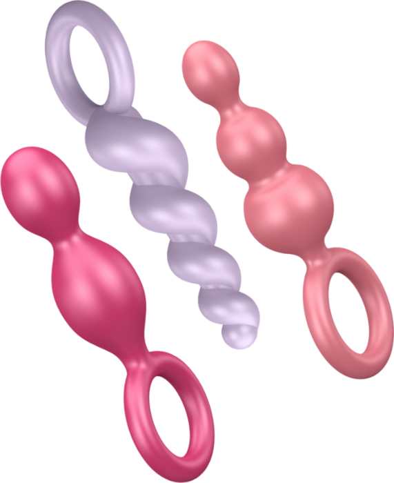 SATISFYER Anal Plug Set 3 Pcs Tri-Colour