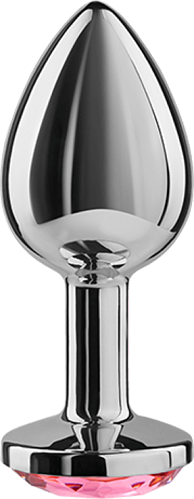 Anal Plug Secretplay 8cm - Polished Aluminium for Sensation