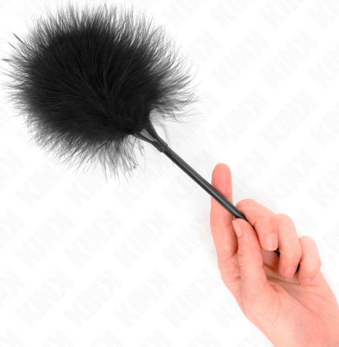 KINK Feather Tickler Black 27cm - Sensual Pleasure
