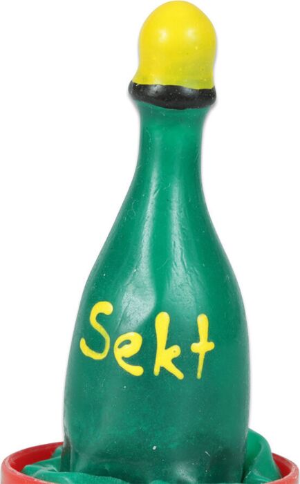 Condoms Condomerie Decorative Hand-Painted Champagne