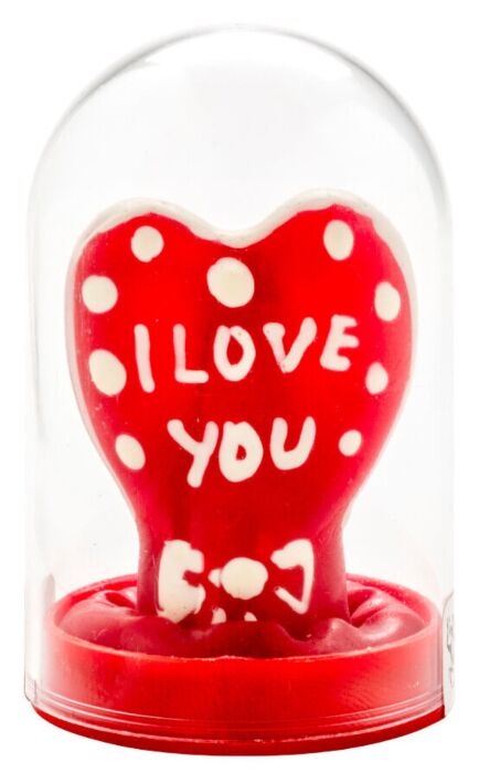Novelty Condom CONDOMERIE I LOVE YOU Heart Design