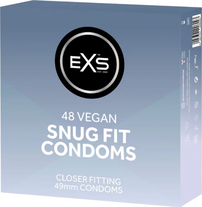 EXS Snug fit condoms 49mm 48 pack