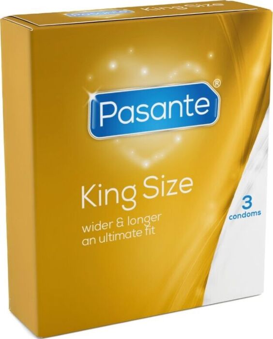 Pasante King Size Condoms - Wider and Longer Fit