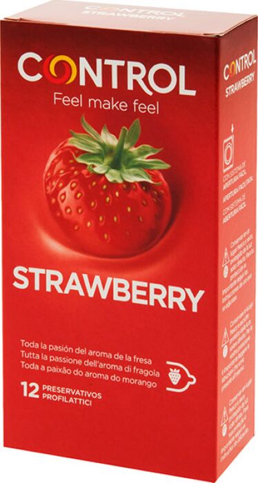 Flavoured Condoms Control Adapta Strawberry