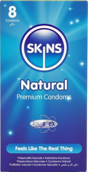 Condoms Skins Natural 8-Pack Ultra Thin