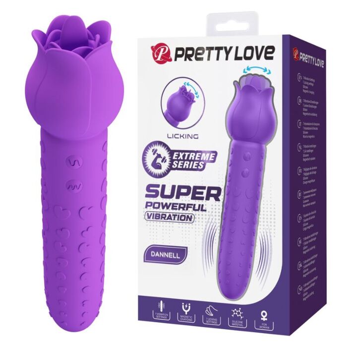 PRETTY LOVE - DANNELL RECHARGEABLE ORAL AND CLITORAL STIMULATOR VIBRATOR PURPLE PRETTY LOVE - DANNELL RECHARGEABLE ORAL AND CLITORAL STIMULATOR VIBRATOR PURPLE
