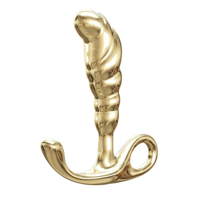 PRETTY LOVE - JACK ZINC ALLOY PROSTATE MASSAGER GOLD PRETTY LOVE - JACK ZINC ALLOY PROSTATE MASSAGER GOLD
