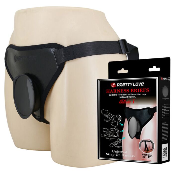 PRETTY LOVE - UNIVERSAL STRAP-ON HARNESS BLACK PRETTY LOVE - UNIVERSAL STRAP-ON HARNESS BLACK