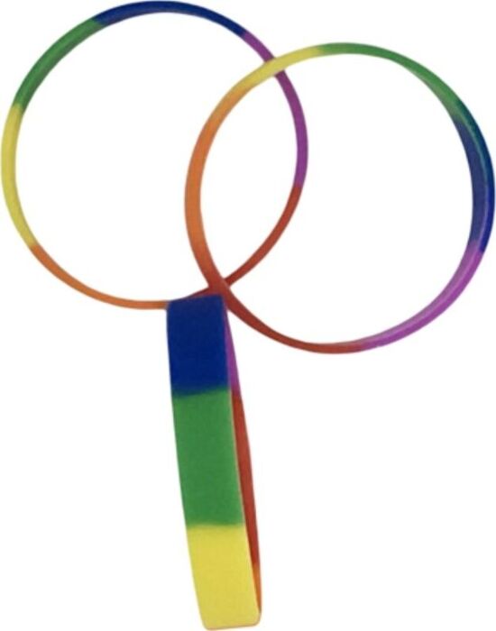 Silicone Bracelet PRIDE LGBT Rainbow Colors