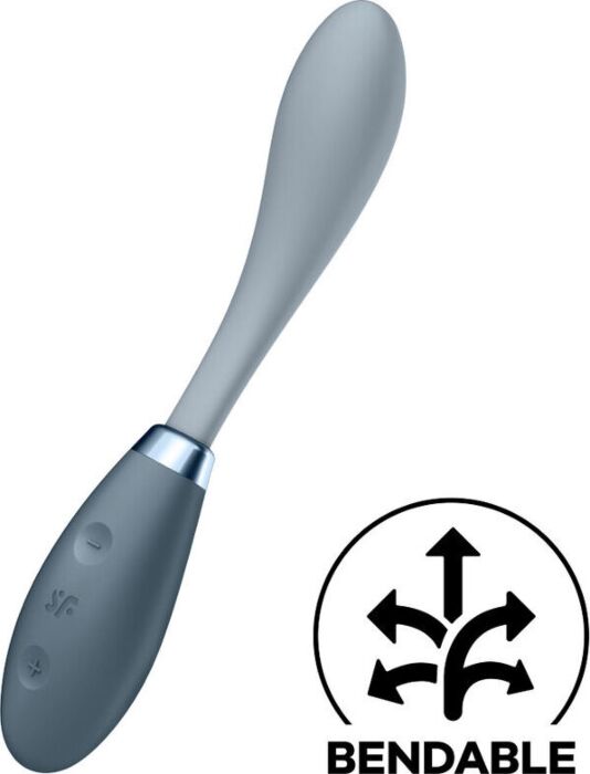 Satisfyer - g-spot flex 3 multi vibrador gris